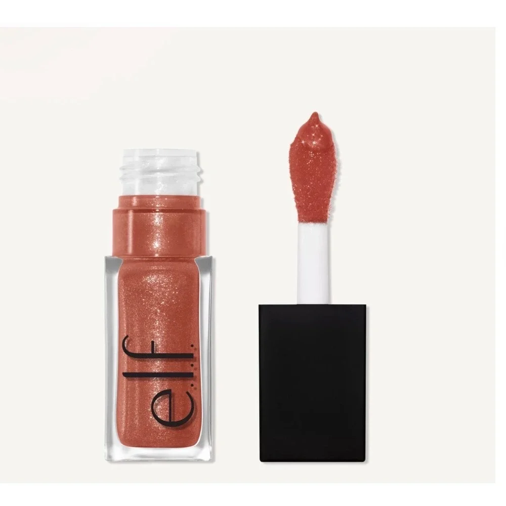 ELF Glow Reviver Lip Oil 2 Pack Super Neutral Glimmer Finish 83049 Tinted 0.25oz